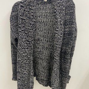 Garage Black and White Knitted Cardigan Size XS Sweater